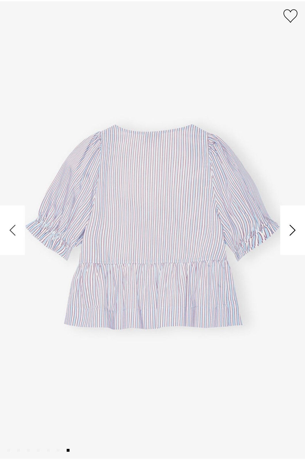 Ganni Ganni Candy Striped Blouse Size M / US 6-8 / IT 42-44 - 6 Thumbnail