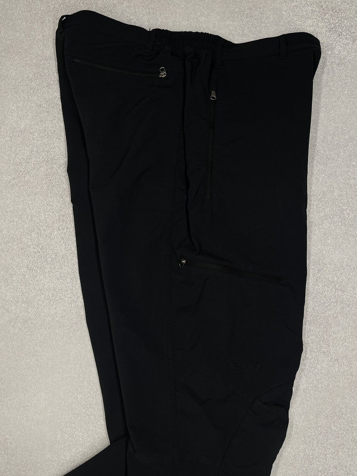Rab Mens Rab Treklite Pants Full Black Y2K Gorpcore Outdoor Size US 36 / EU 52 - 5 Thumbnail