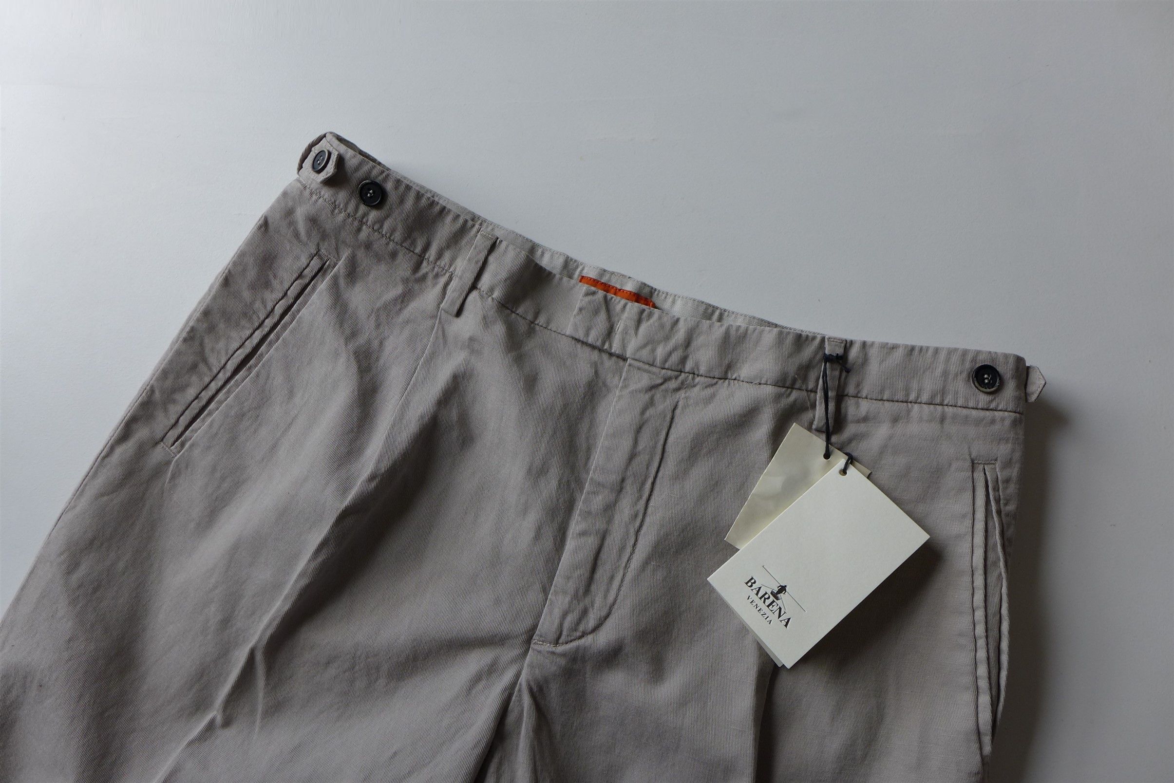 Barena Barena Masco Vignola Trousers -- Perla Cotton-Linen Size US 36 / EU 52 - 5 Thumbnail