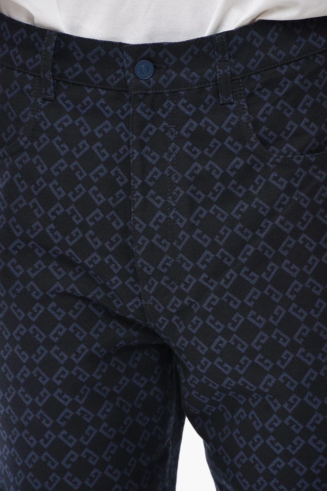 Givenchy og1mm0326 Cotton-Blend 5-Pocket Pant in Blue Size US 32 / EU 48 - 3 Thumbnail