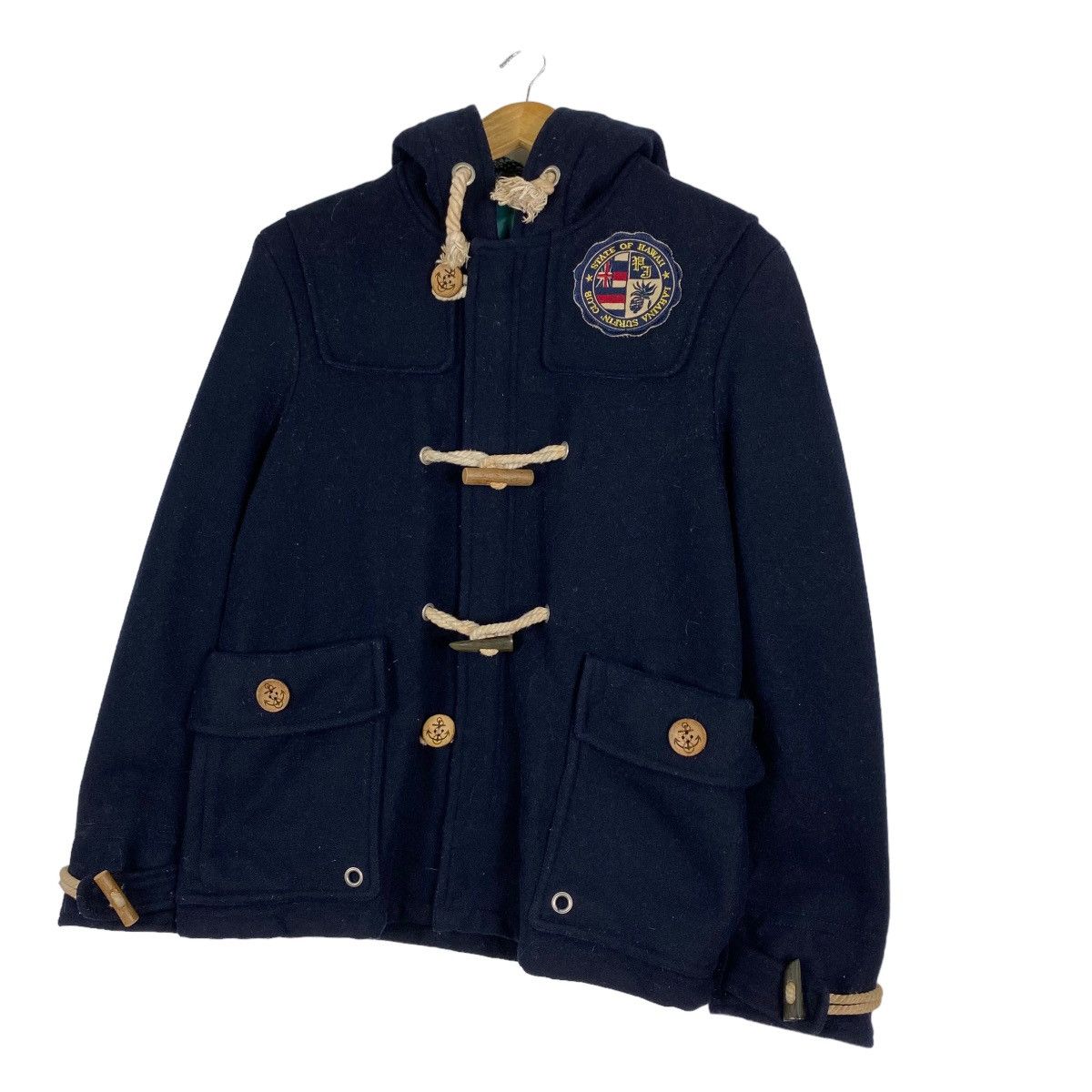 Japanese Brand Lahana Surfing Club State Of Hawaii Duffle Coat Size US M / EU 48-50 / 2 - 2 Thumbnail