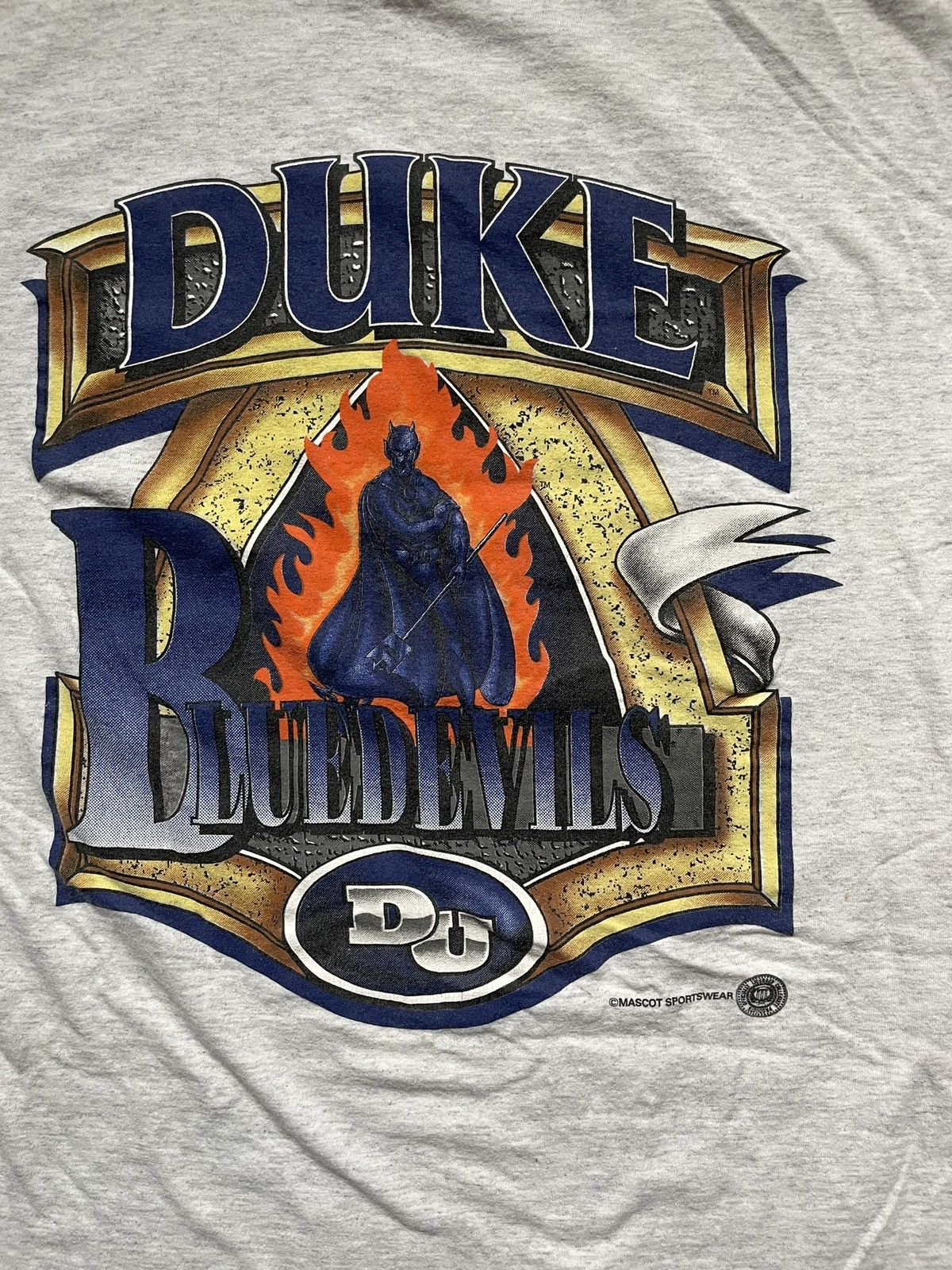 NCAA Vintage Duke Bluedevils Tee Size US XL / EU 56 / 4 - 2 Thumbnail