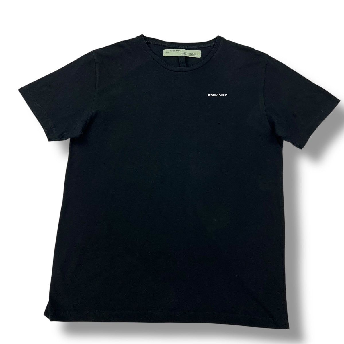 Off-White Off-White Mini Logo Black T Shirt Size US XL / EU 56 / 4 - 2 Thumbnail