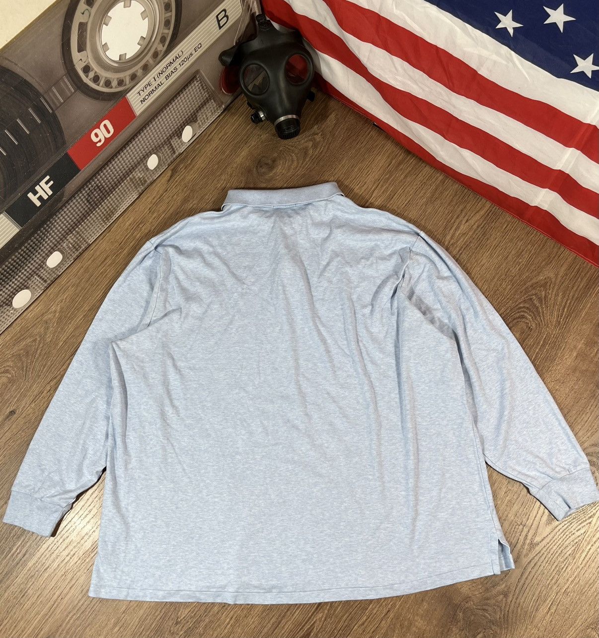 Polo Ralph Lauren 3XL Polo Ralph Lauren Long Sleeve Jersey Polo Shirt Size US XXL / EU 58 / 5 - 9 Thumbnail