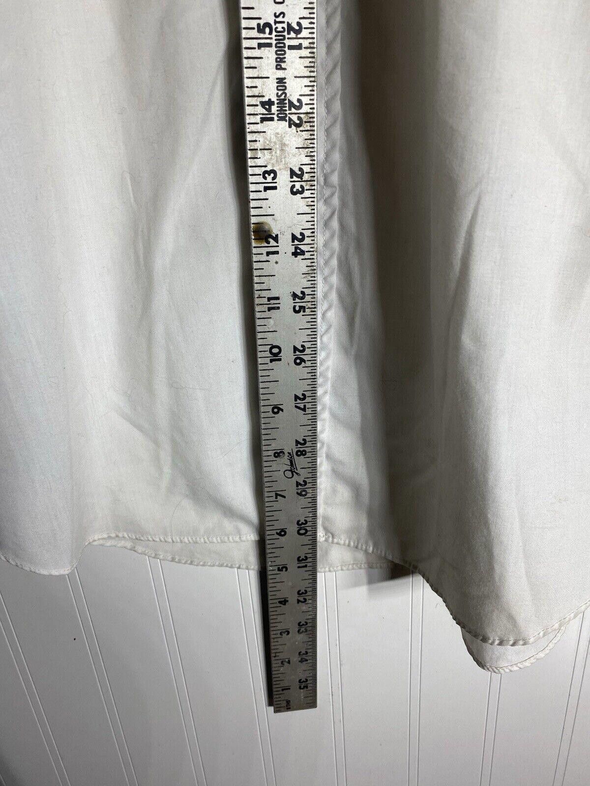 Designer Ely Diamond White Embroidered Western Shirt Mens Size M Size US M / EU 48-50 / 2 - 4 Thumbnail