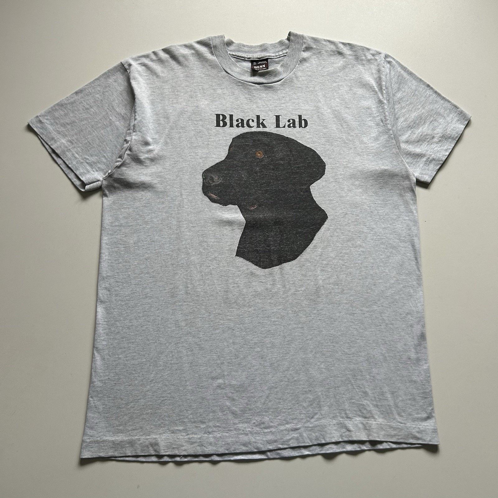 Fruit Of The Loom × Vintage Vintage Black Lab Dog Shirt XL Fruit Of The Loom Animal Art Size US XL / EU 56 / 4 - 1 Thumbnail