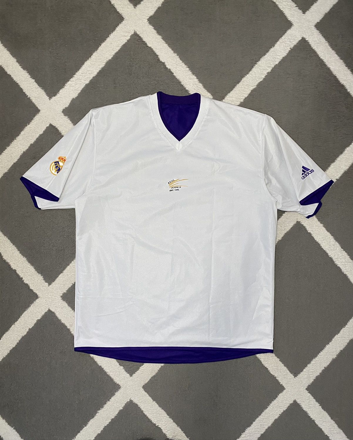 Adidas × Vintage Vintage 2001-02 Adidas Real Madrid Third Shirt Reversible Size US XL / EU 56 / 4 - 2 Thumbnail