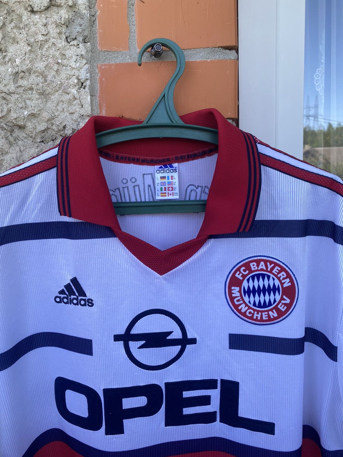 Vintage Vintage Soccer jersey Bayern Munich Opel 19 #Jancker size XL Size US XL / EU 56 / 4 - 2 Thumbnail