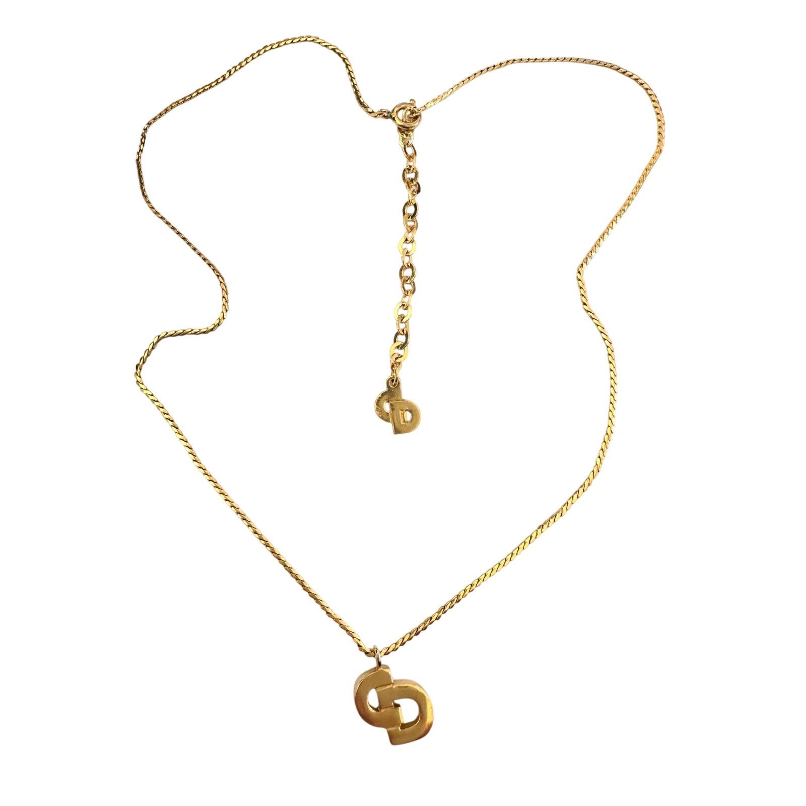Dior Christian Dior Offset CD Initial Necklace Size ONE SIZE - 7 Thumbnail