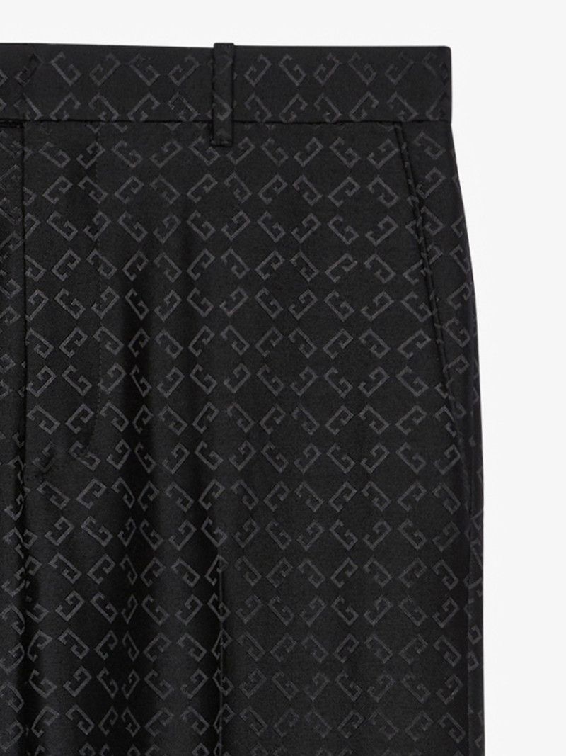 Givenchy o1n1vont0326 Slim Fit Tailored Pants in Black Size US 34 / EU 50 - 4 Thumbnail