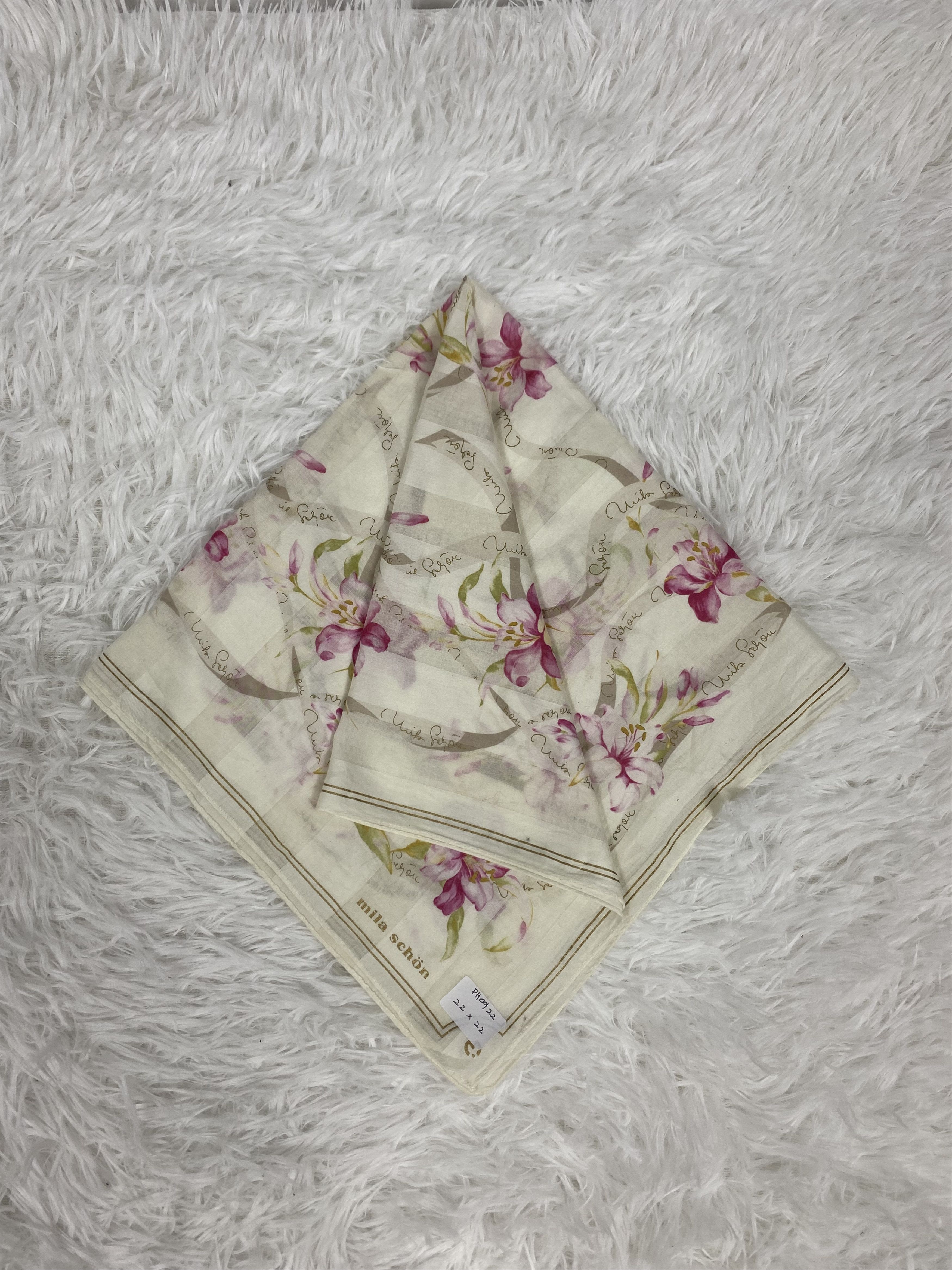 Mila Schon × Vintage Vintage Mila Schon Handkerchief Neckerchief PH0922 Size ONE SIZE - 1 Thumbnail