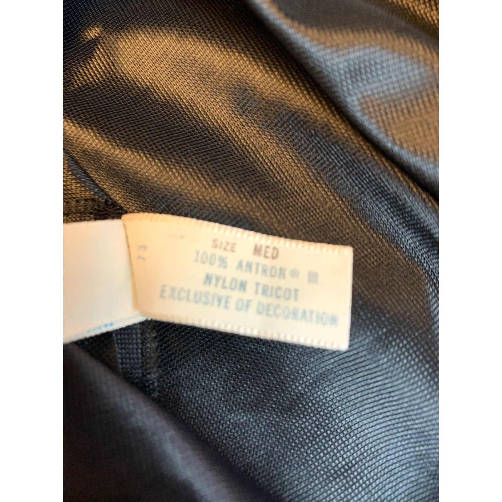 Vintage VINTAGE Vassarette M Antron Nylon Black 36" Long Half Slip Lace Trim Made in USA Size ONE SIZE - 5 Thumbnail