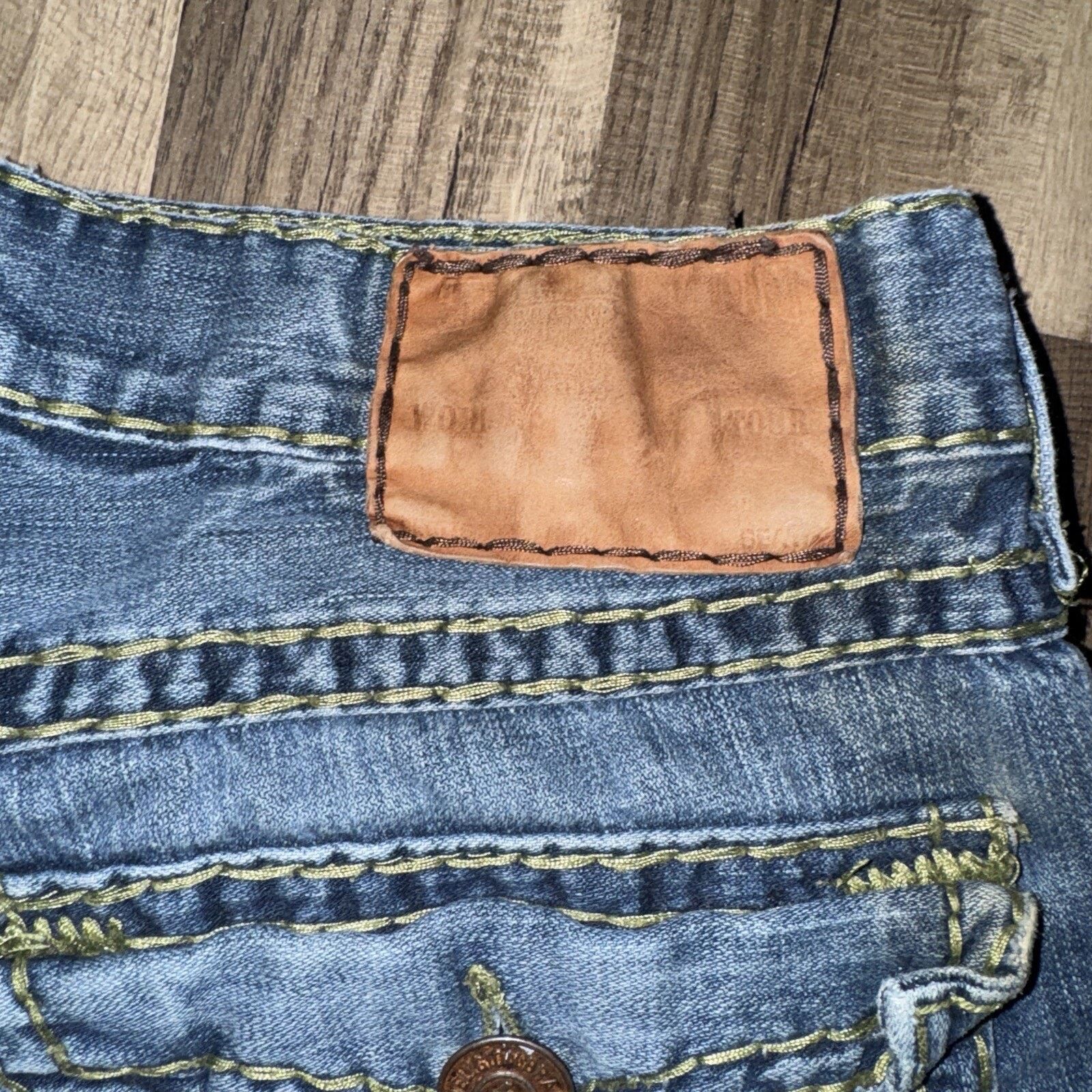 True Religion × Vintage Y2K Tru Religion Jeans Denim Pants Blue 36x29 Made In USA Size US 36 / EU 52 - 3 Thumbnail