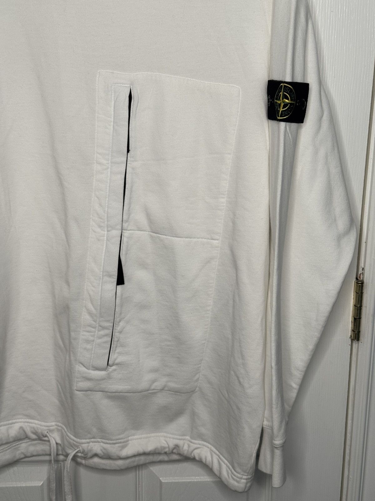 Stone Island Stone Island Sweater Cotton Sweater w/ Pocket & Drawstring Size US XXL / EU 58 / 5 - 2 Thumbnail
