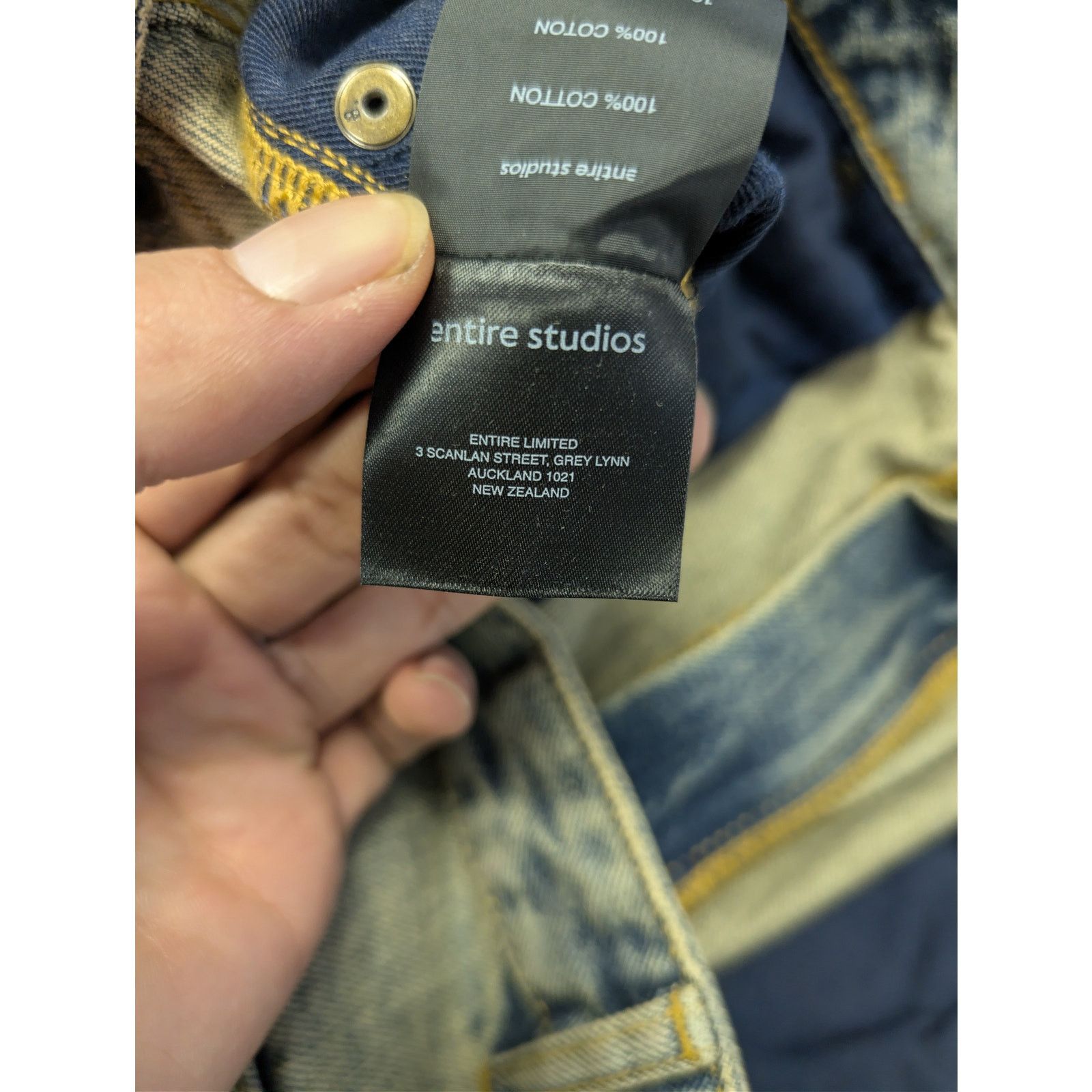 Entire Studios o1rshd1 Slim-Flared Denim Jeans in Blue Size US 34 / EU 50 - 19 Thumbnail