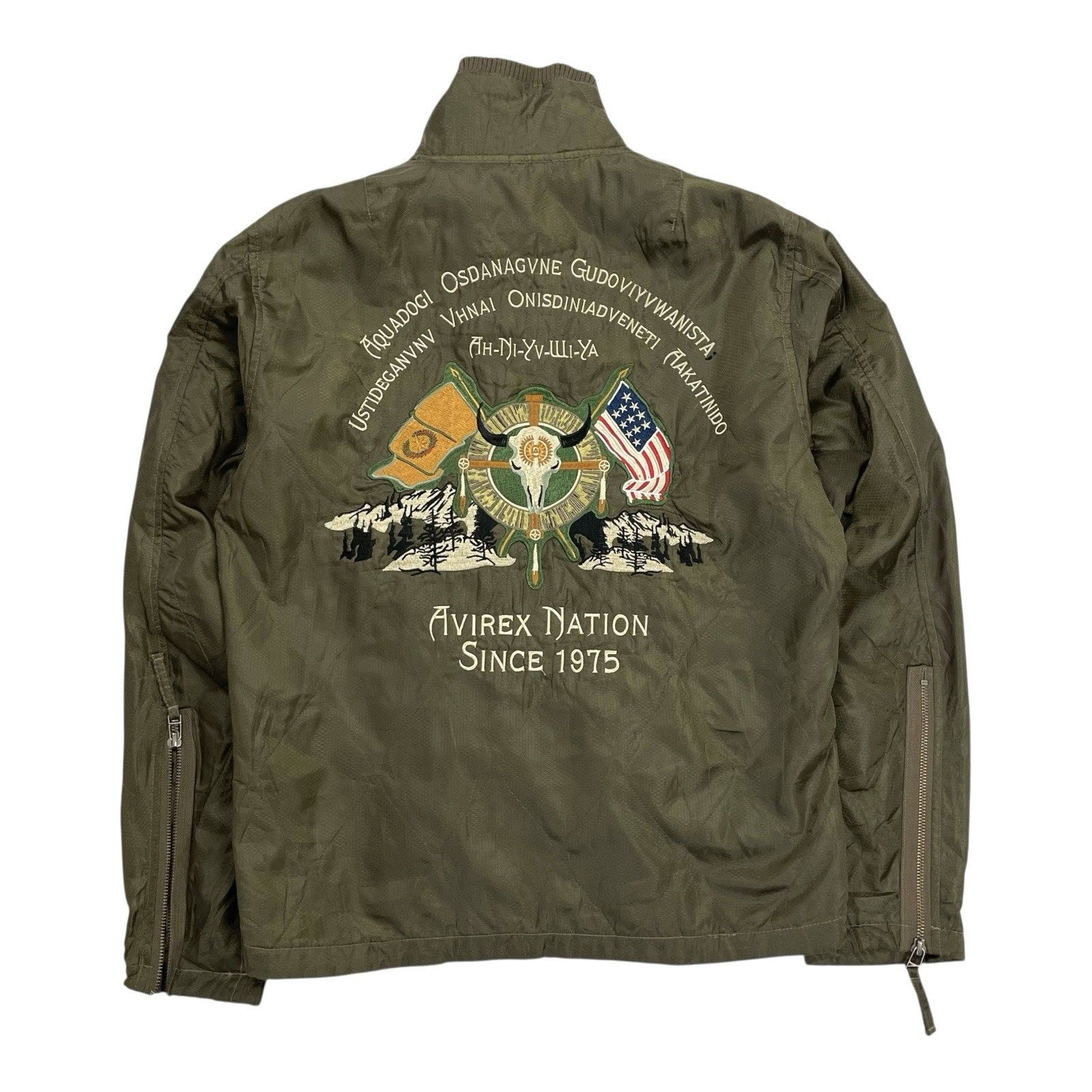 Avirex Vintage Avirex Jacket Quilted Embroidered Bomber Jacket M Size US M / EU 48-50 / 2 - 2 Thumbnail