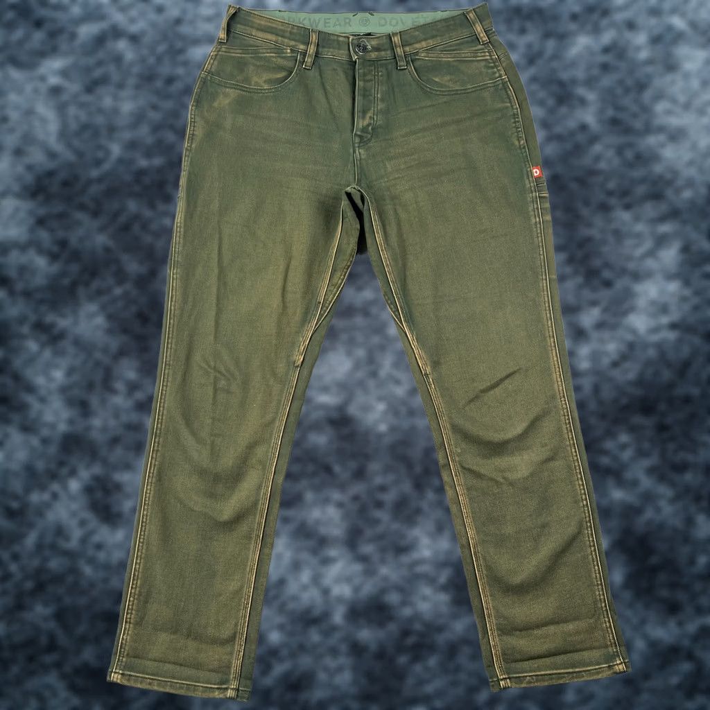 Vintage Dovetail Workwear Shop Pants Stretch Canvas Cargo 34x30 Womens 6 Green Utility Cargo Pants Straight Leg Womens 6 Green Size 28" / US 6 / IT 42 - 1 Thumbnail