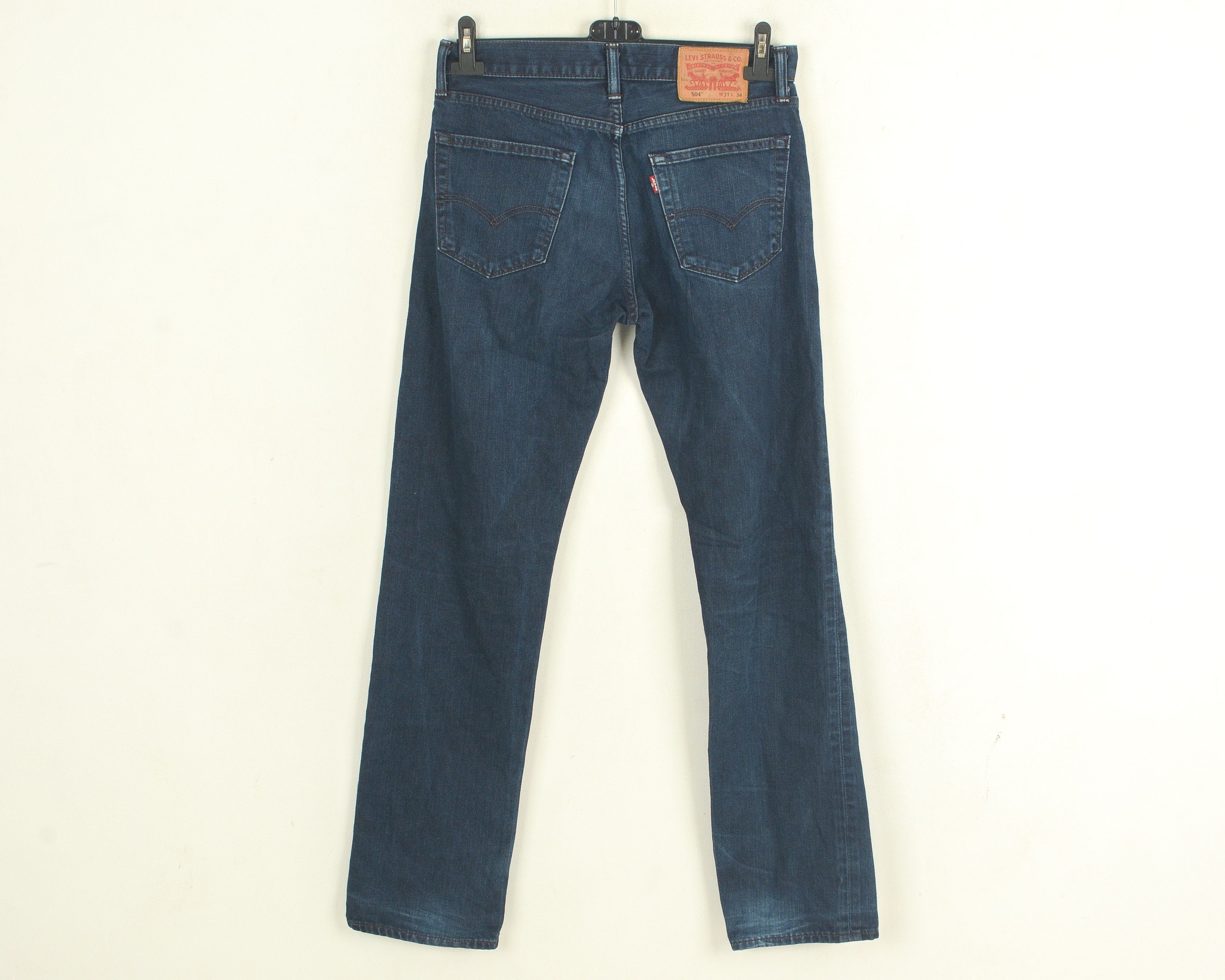 Levi's LEVIS STRAUSS 504 W31 L34 Jeans Denim Pants Straight Regular Size US 31 - 3 Thumbnail