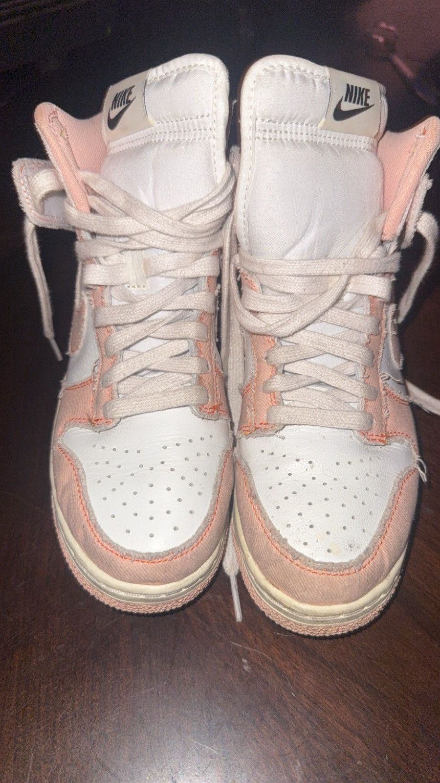Nike Artic orange/ pink Nike Dunk high 1985 Size US 7 / IT 37 - 3 Thumbnail