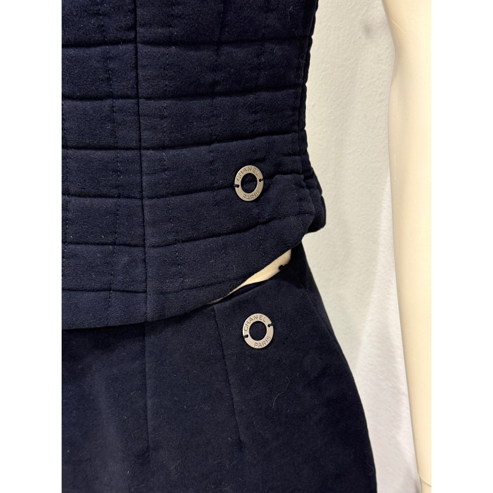 Chanel S/S2000 Chanel runway padded set top & skirt Size S / US 4 / IT 40 - 6 Thumbnail