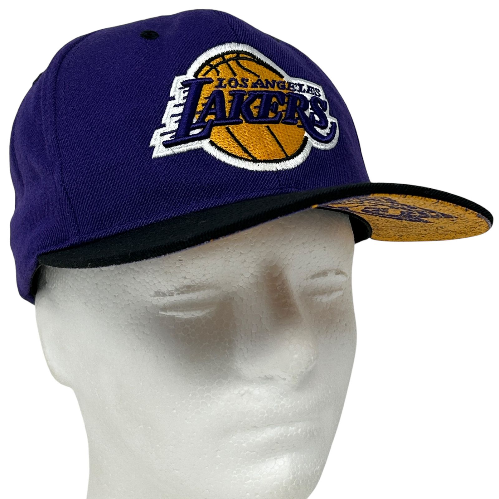 Mitchell & Ness Los Angeles Lakers Hat Baseball Cap Mitchell & Ness Purple Size ONE SIZE - 10 Thumbnail