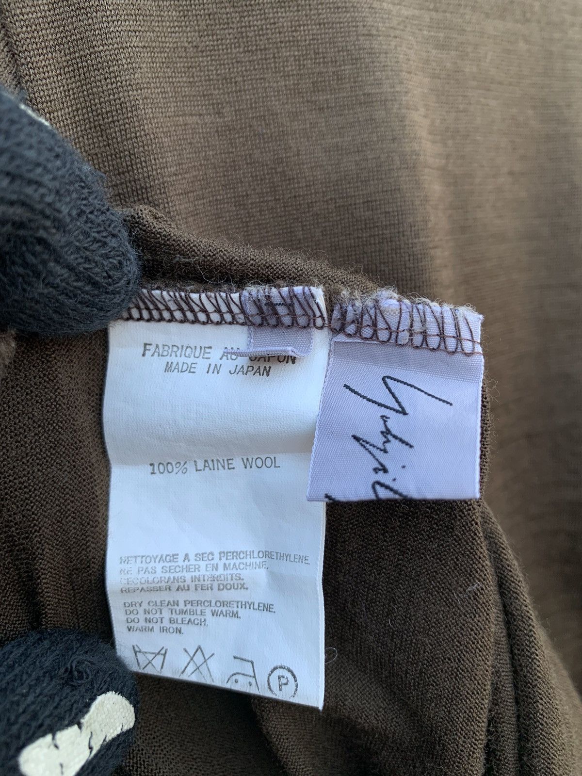 Yohji Yamamoto Vintage Yohji Yamamoto Long Sleeve Tshirts Size US M / EU 48-50 / 2 - 10 Thumbnail