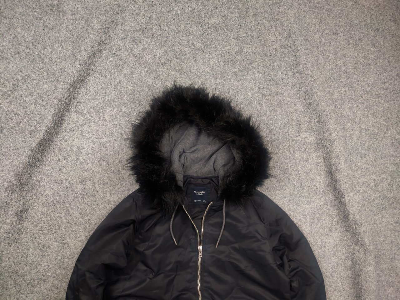 Abercrombie & Fitch Vintage Abercrombie Bomber Zip Fur Jacket If Six Was Nine Size US S / EU 44-46 / 1 - 1 Thumbnail