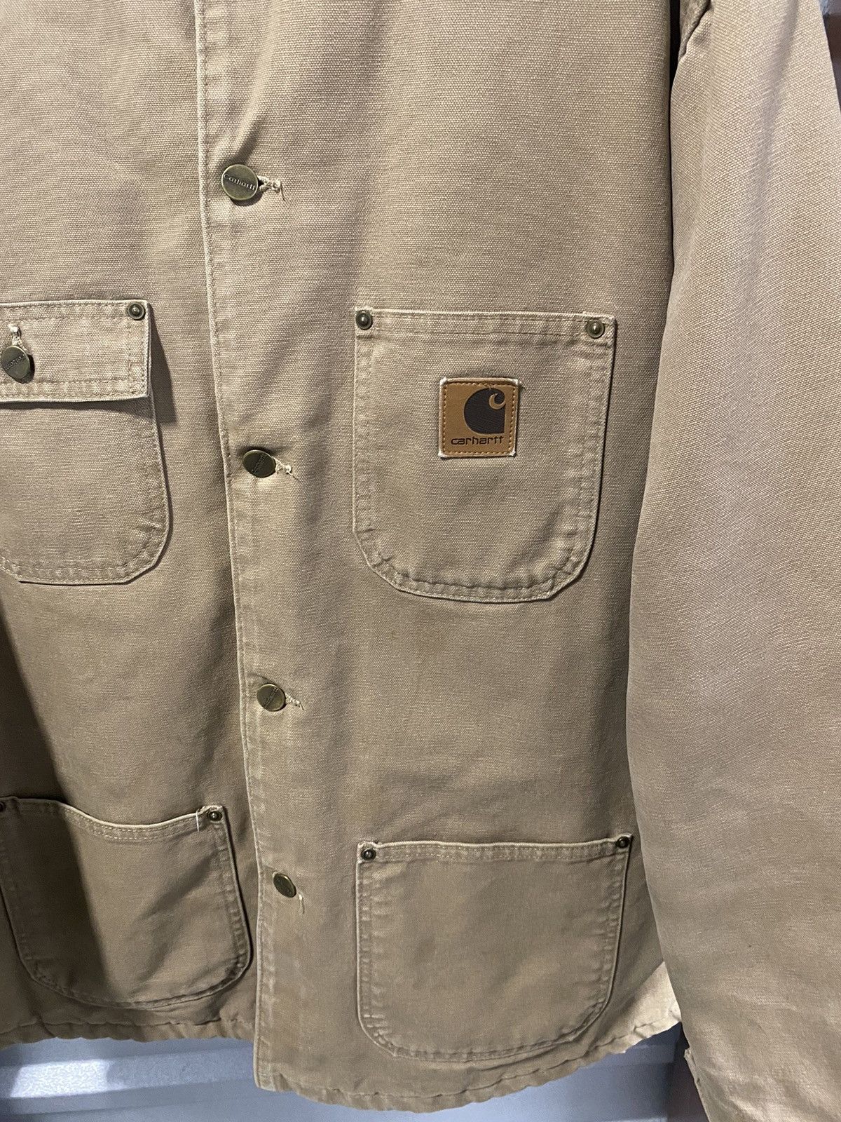 Carhartt × Vintage 1990’s Carhartt Chore Coat Blanket Lined Size US XXL / EU 58 / 5 - 3 Thumbnail