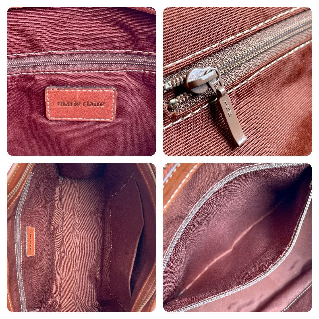 Leather × Vintage Vintage Leather Marie Claire Shoulder Bag Size ONE SIZE - 20 Thumbnail