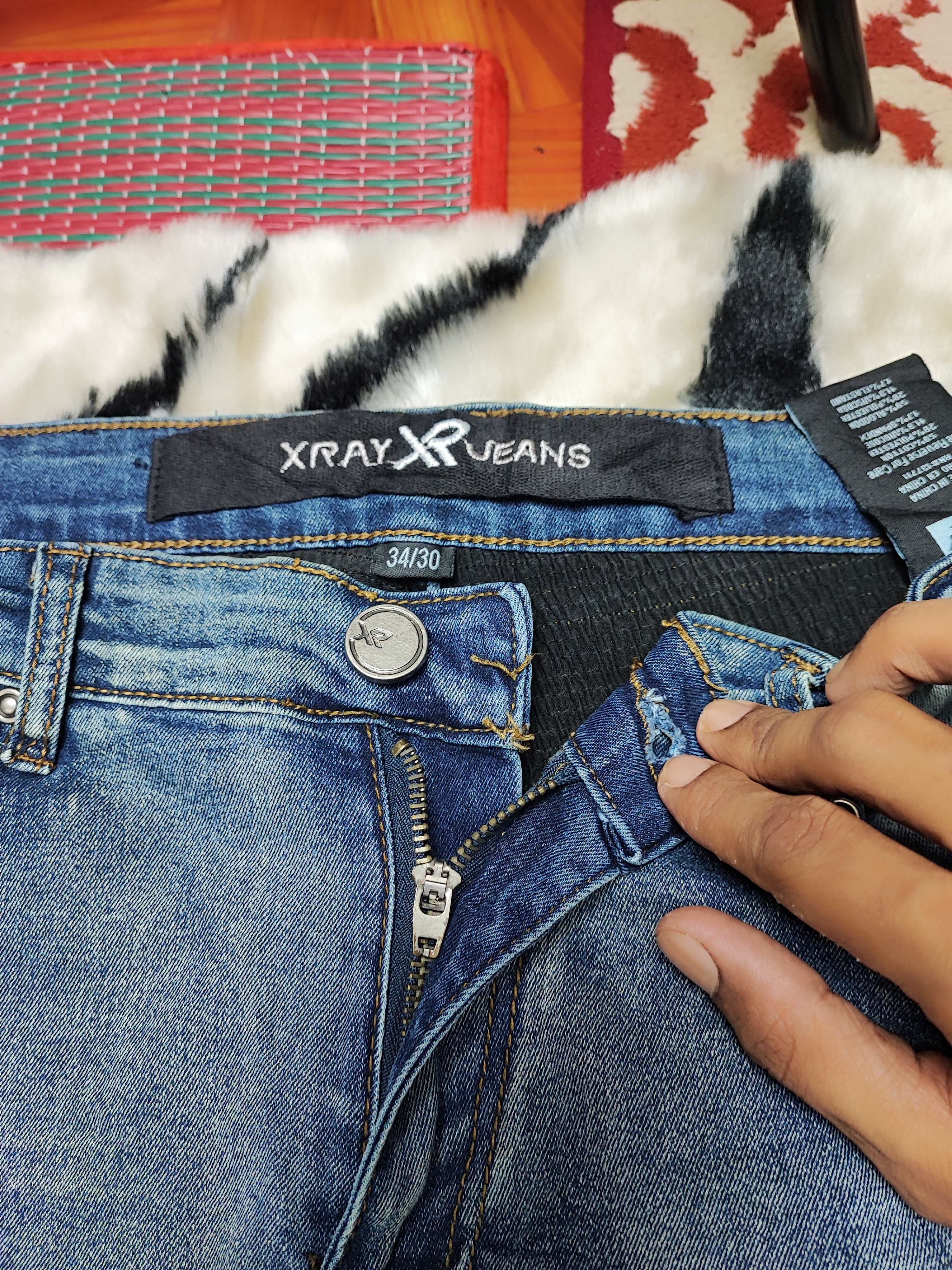Kapital × Xray Footwear DOUBLE KNEE RIDE JEANS by X Ray Size US 34 / EU 50 - 8 Thumbnail