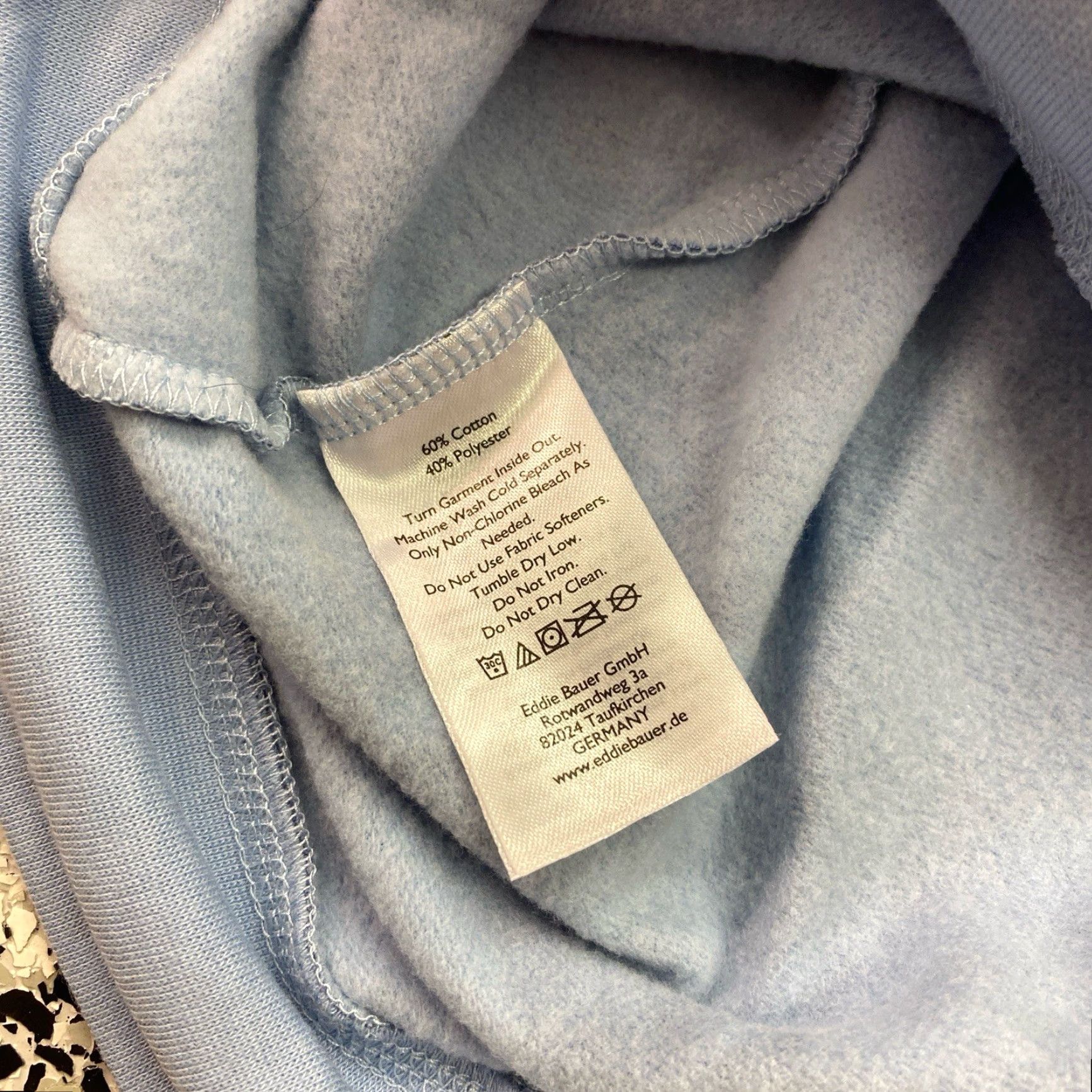 Eddie Bauer Eddie Bauer Sweatshirt Blue Print Long Sleeve Crewneck Men’s Large Graphic Print Fleece Pullover Regular All Seasons Outdoor Size US L / EU 52-54 / 3 - 5 Thumbnail