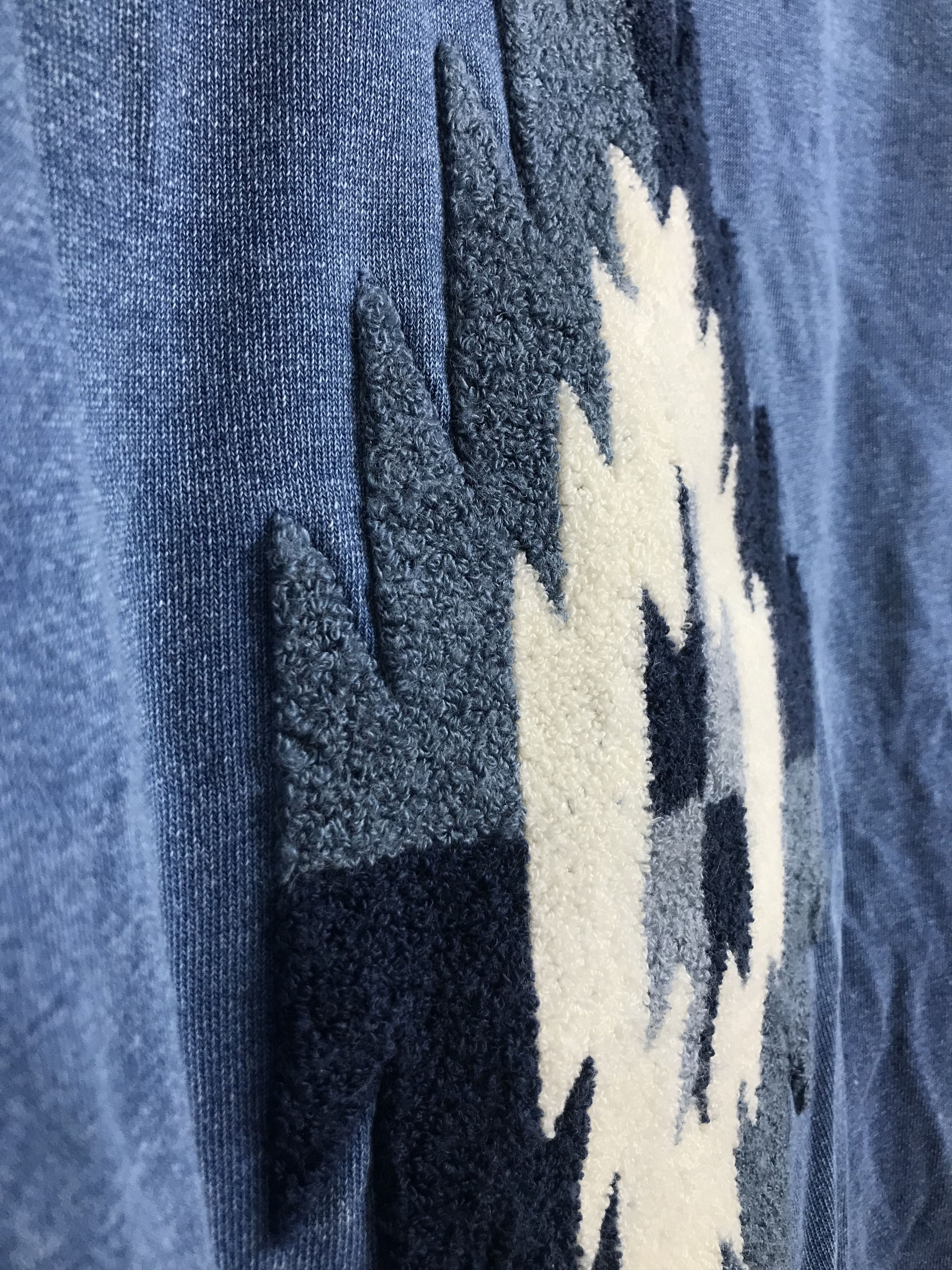 Designer × Japanese Brand 291295 Homme Vintage Navajo Washed Indigo Zip Hoodie Size US M / EU 48-50 / 2 - 3 Thumbnail