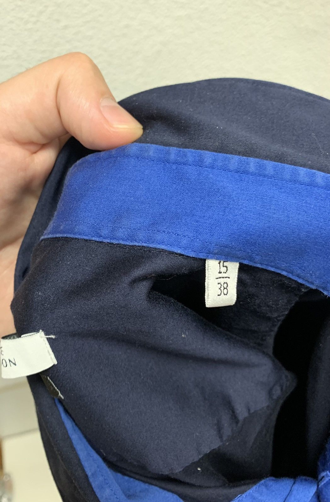 Versace Versace collection slim navy blue shirts long sleeve S Size US S / EU 44-46 / 1 - 5 Thumbnail