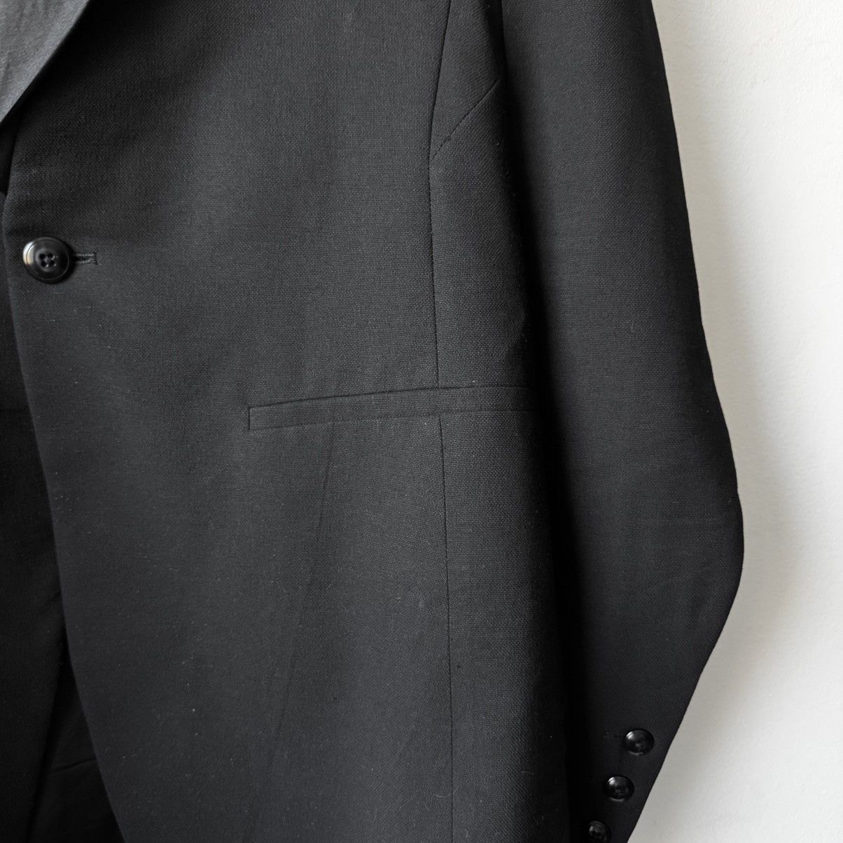 Rick Owens Rick Owens SS2015 Black Wool Silk Shawl Collar Blazer Jacket Size US M / EU 48-50 / 2 - 4 Thumbnail