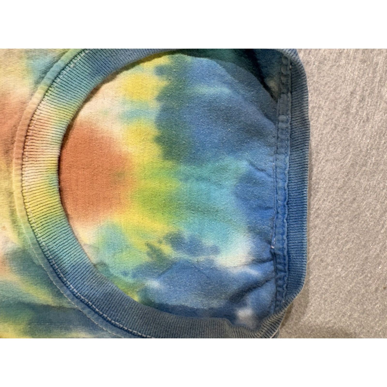 Vintage VINTAGE Tie Dye Cat Shirt Mens Large Spiral Trippy Psychedelic Graphic Upcycled y2k VTG Size US L / EU 52-54 / 3 - 5 Thumbnail