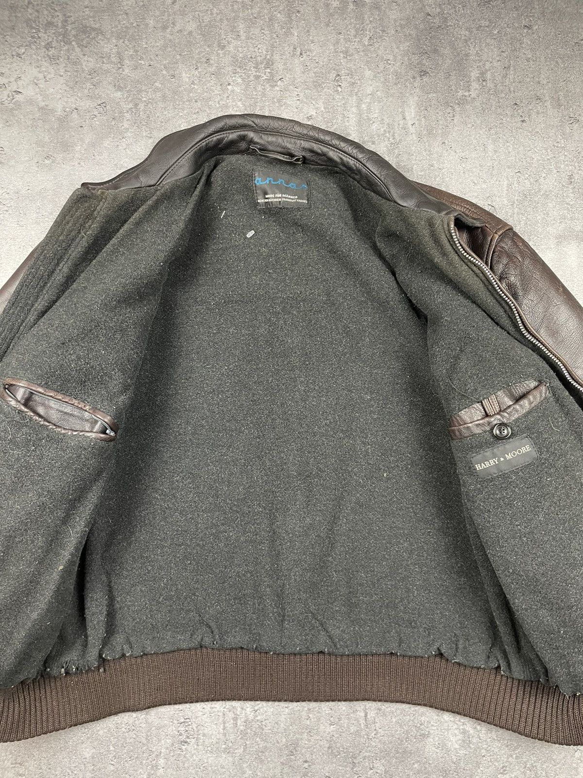 Designer × Japanese Brand Leather jacket vintage retro boxy black affliction 90s 00s Size US M / EU 48-50 / 2 - 8 Thumbnail