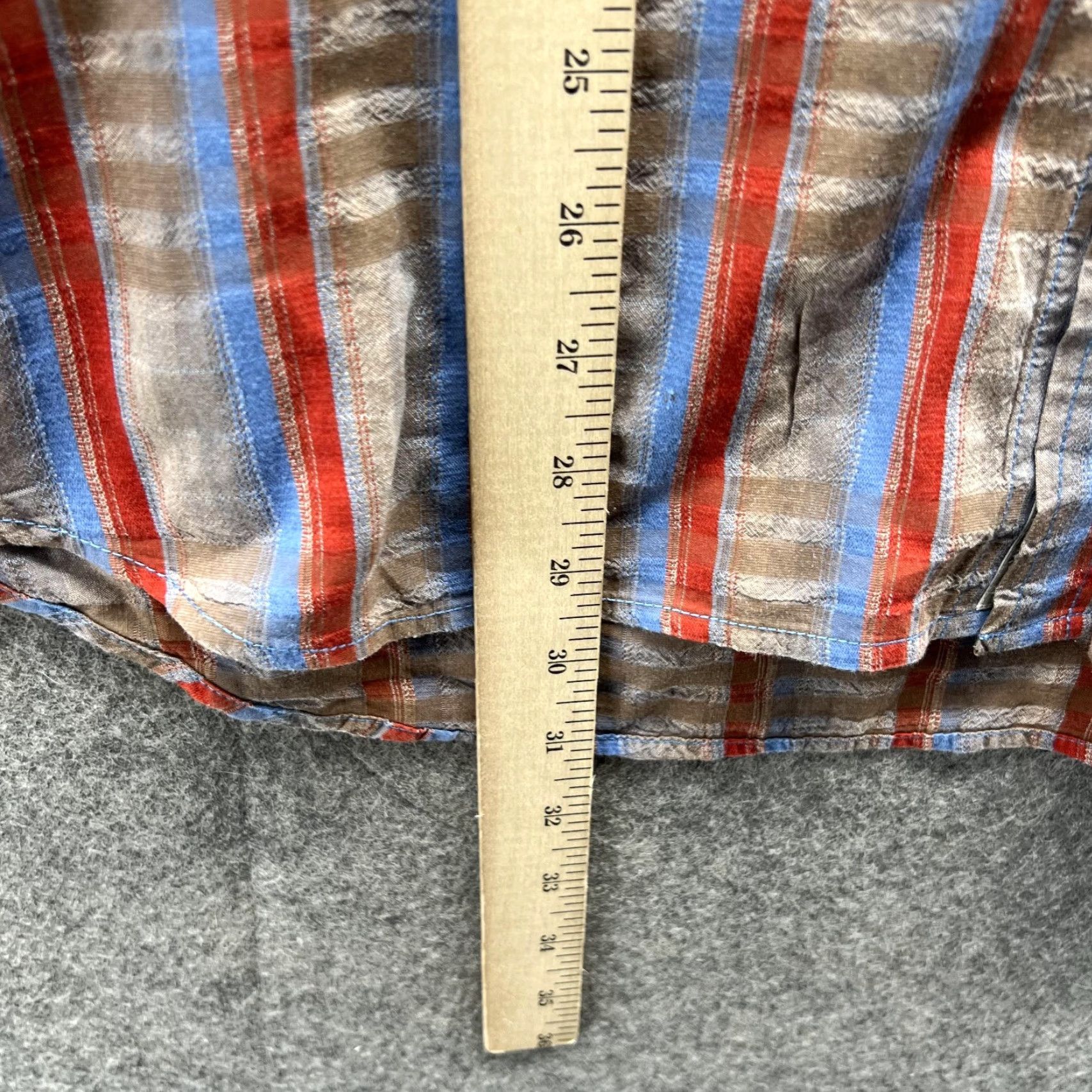 Armani Exchange VINTAGE Armani Exchange Shirt Men XL Striped Button-Down Blue Beige Casual Business Formal Party/Cocktail Travel Workwear Size US XL / EU 56 / 4 - 7 Thumbnail