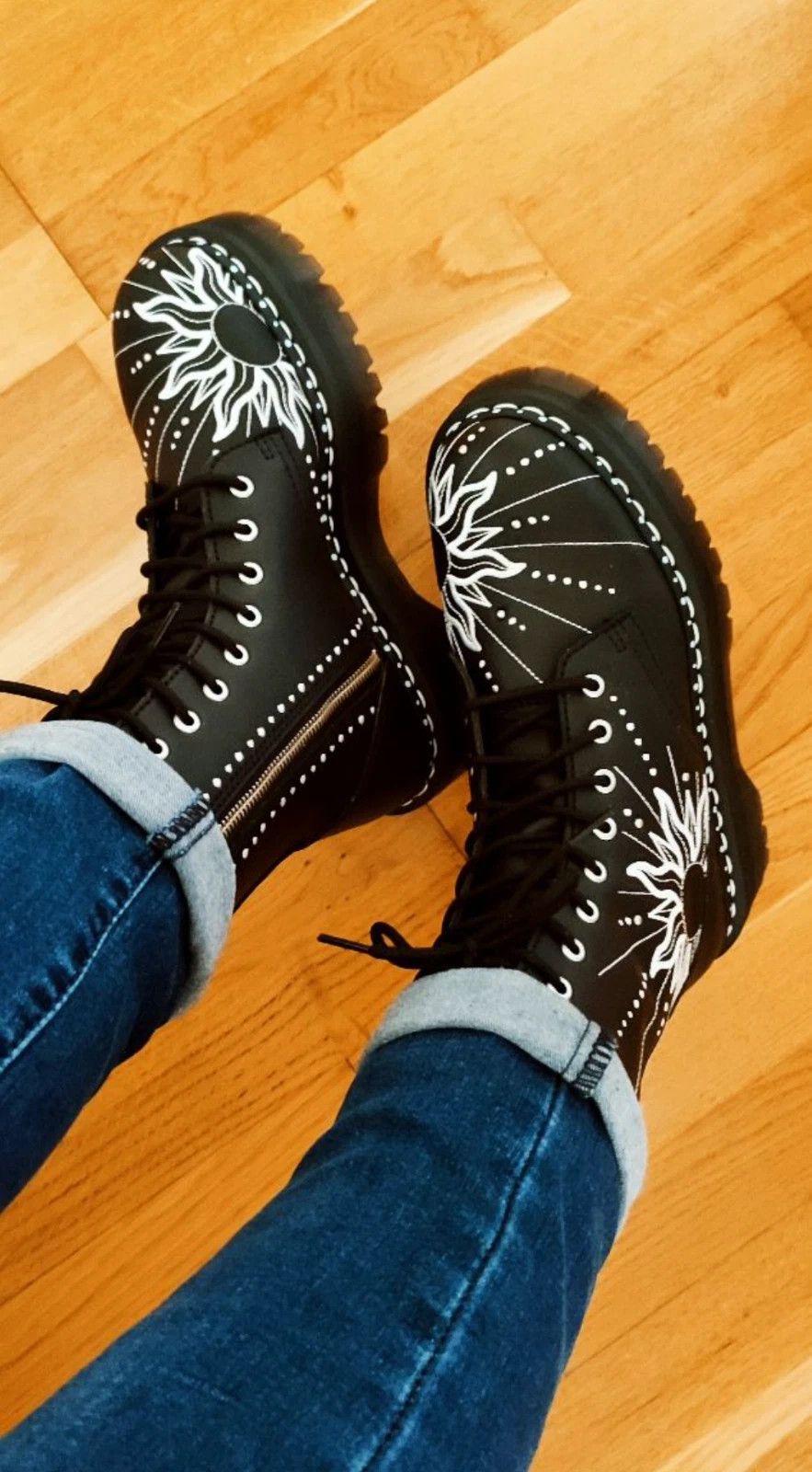 Dr. Martens DR. MARTENS JADON HI SOLAR FLARE LEATHER PLATFORMS Size US 11 / EU 44 - 5 Thumbnail