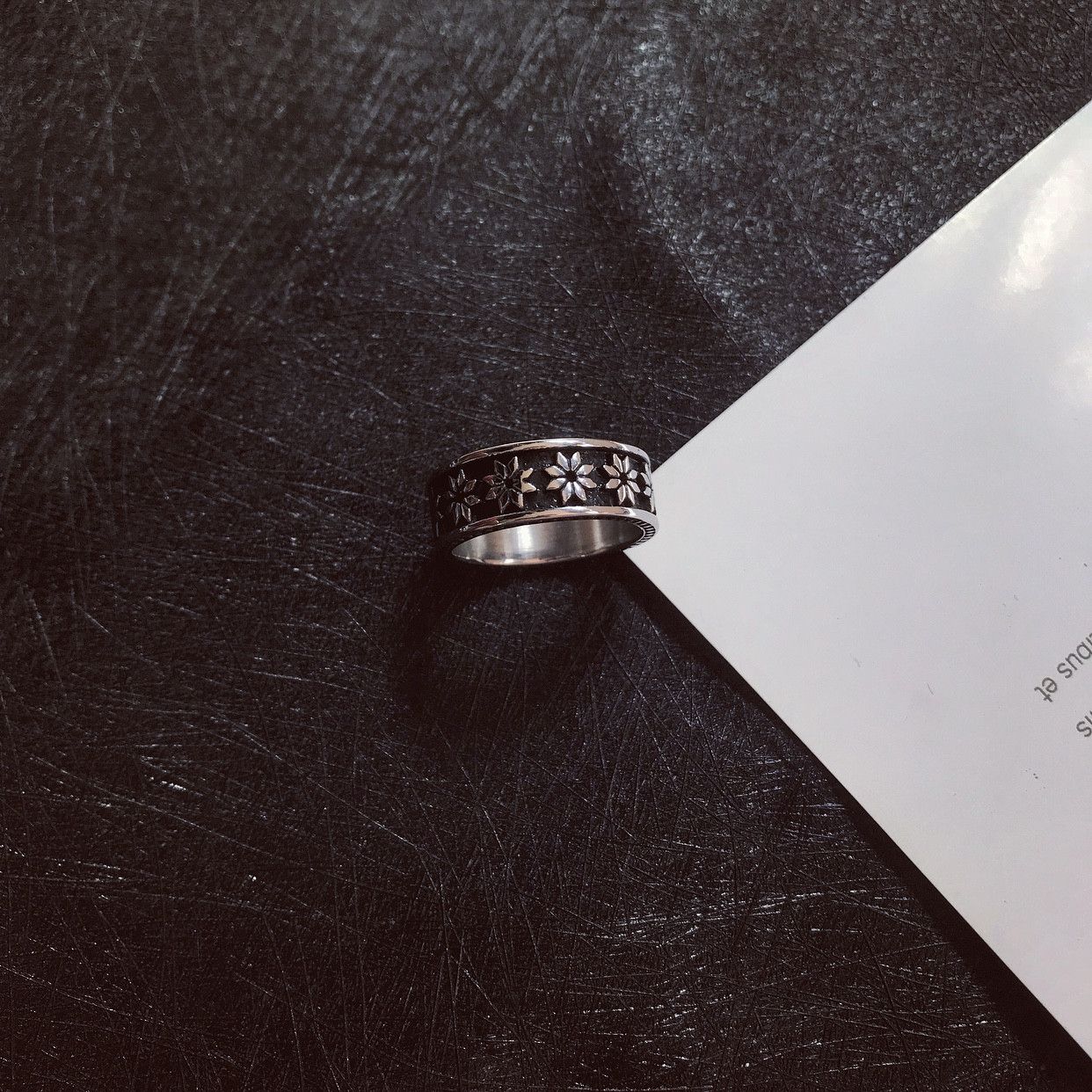 Jewelry Rare Jewelry Rings Open Size Chrome Ring (Size 7-13) Size ONE SIZE - 3 Thumbnail