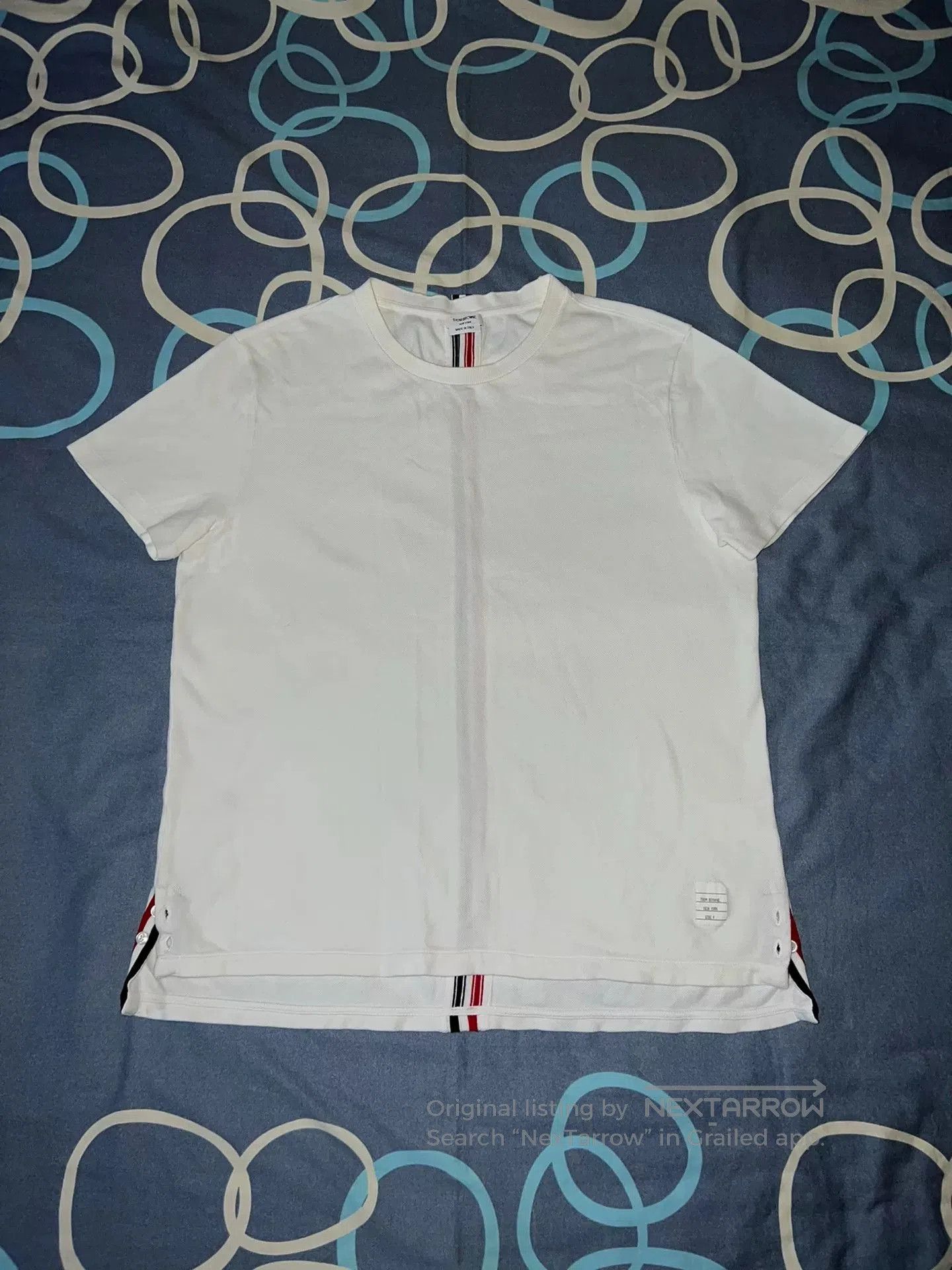 Thom Browne Thom Browne Classic Back Stripe T-Shirt. Size US XL / EU 56 / 4 - 1 Thumbnail