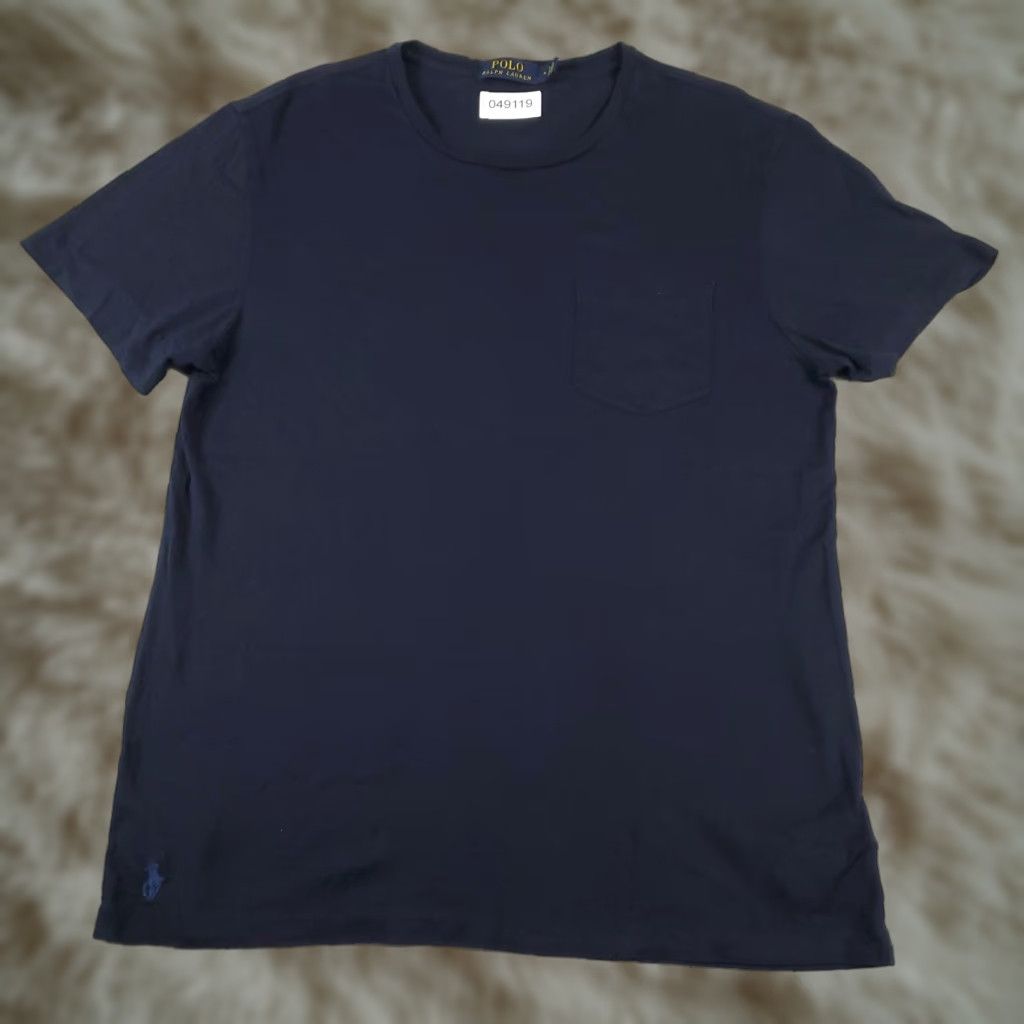 Ralph Lauren Polo Ralph Lauren T Shirt Mens Size Medium Blue Pony Logo Short Sleeve Crew Neck Cotton Vintage No Size US M / EU 48-50 / 2 - 1 Thumbnail