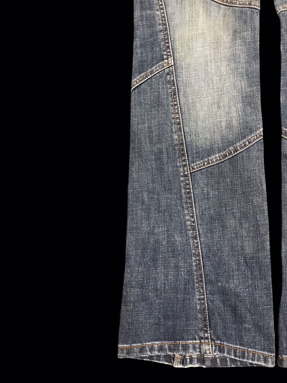 Designer × Japanese Brand 💥FLARE💥NICOLE Flare Assymetrical Seam Denim F73 Size US 31 - 11 Thumbnail