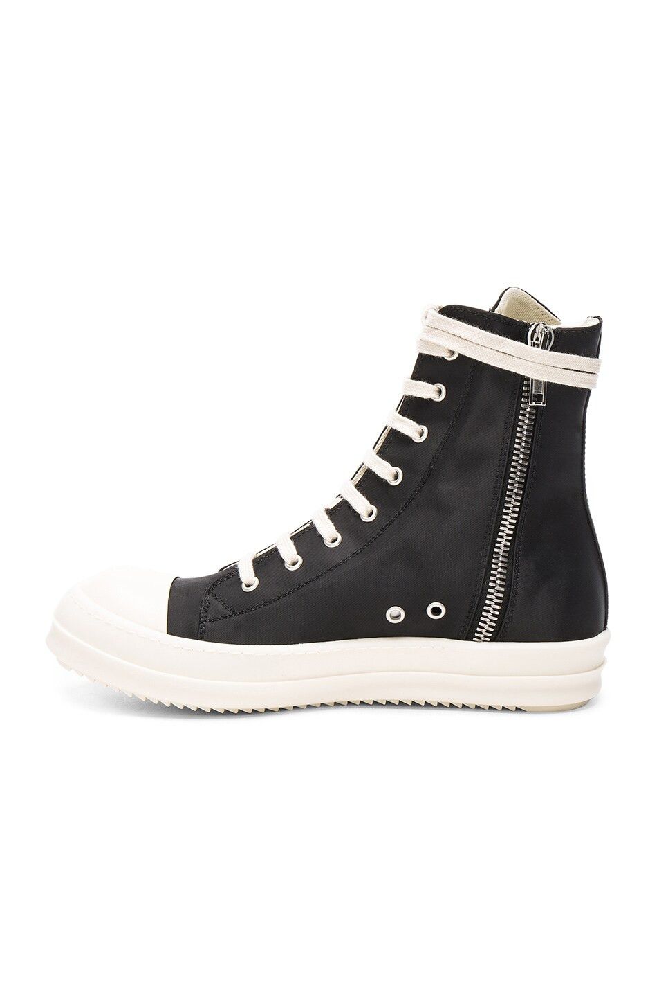 Rick Owens Drkshdw [40] Nylon High Top Ramones Sneakers (AW16) Size US 7 / EU 40 - 19 Thumbnail