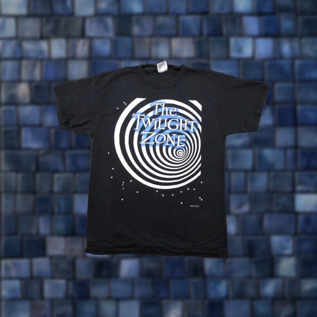 VINTAGE The Twilight Zone 1994 TV Show Promo CBS Shirt Mens Size M 90s