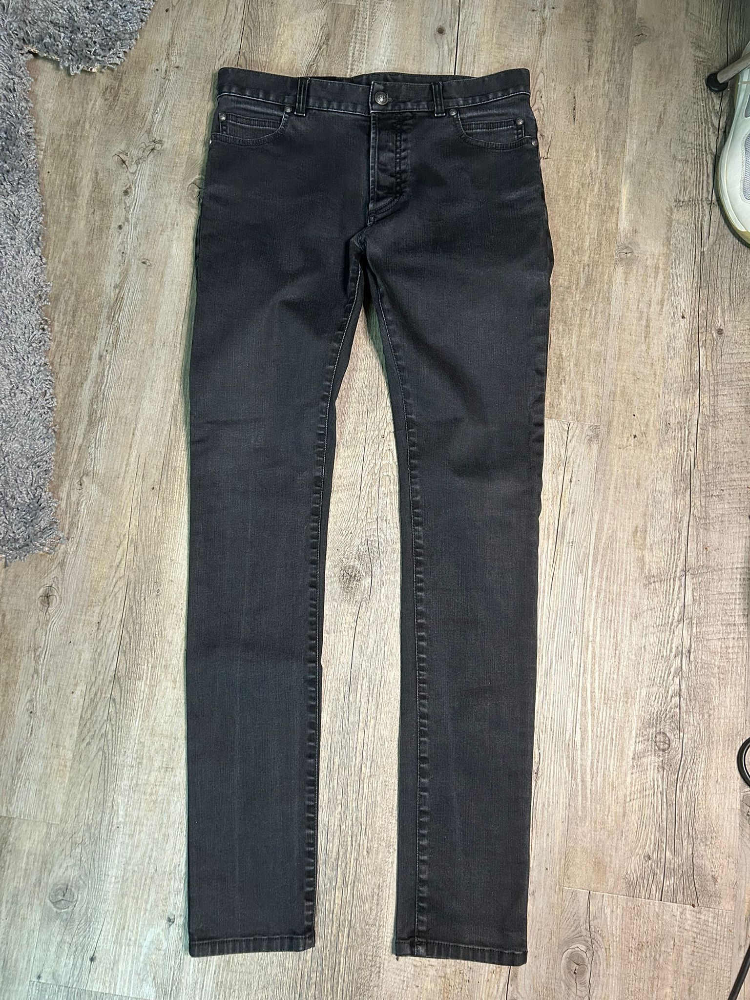 Balmain Denim wash black balmain jeans Size US 30 / EU 46 - 2 Thumbnail