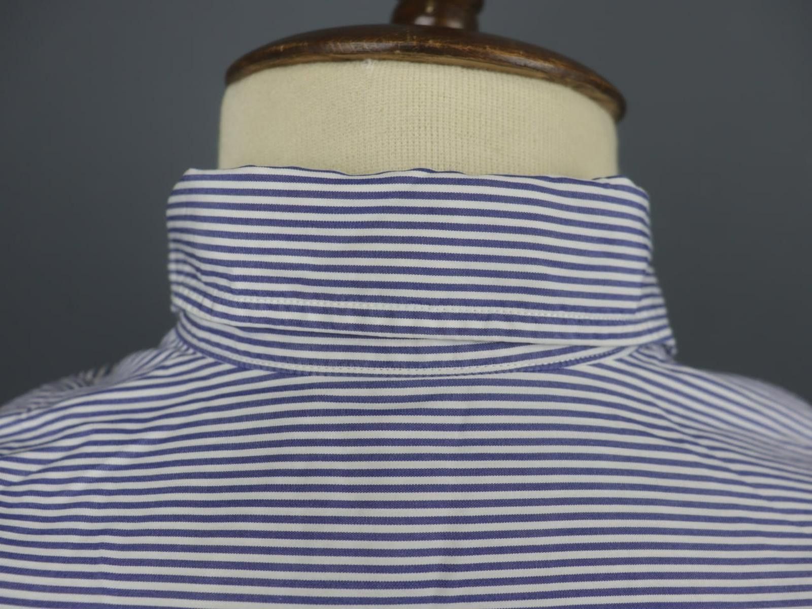 Designer Hackett London Blue White Striped 100% Shirt Size S Size US S / EU 44-46 / 1 - 12 Thumbnail
