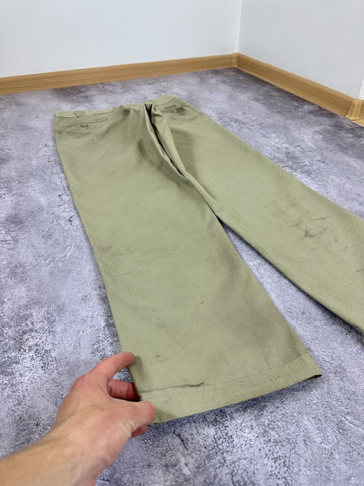 Dickies Vintage Dickies Baggy Distressed Opium Y2K Work Skater Pants Size US 34 / EU 50 - 3 Thumbnail