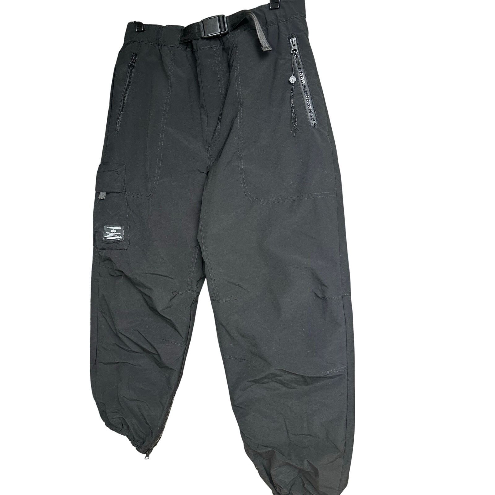 Alpha Industries Alpha Industries Black Cargo Pant Fatigue Mod Baggy - Size S Size US 27 - 10 Thumbnail