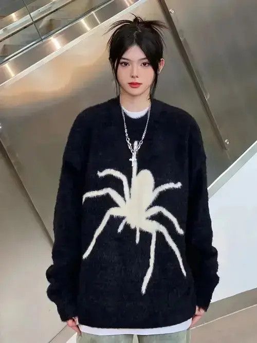 Japanese Brand × Vintage Spider Sweater Streetwear T Shirt Anime Size US M / EU 48-50 / 2 - 3 Thumbnail