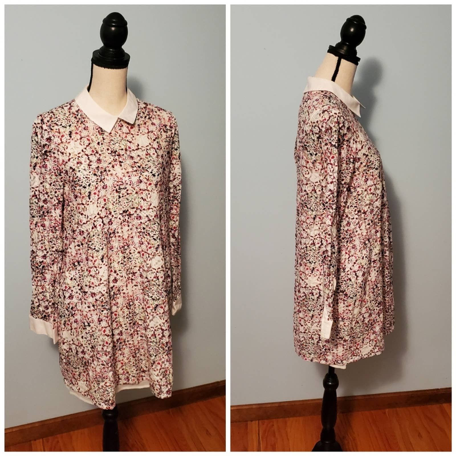 BCBGMAXAZRIA Lace Happy Wednesday Addams Schoolgirl Dress
